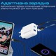 Зарядний пристрій Promate biplug-2.white