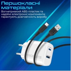 Зарядний пристрій Promate biplug-2.white - Фото