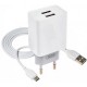 Зарядное устройство XO L65 адаптер 2USB / 2.4А + Type-C white (XO-L65-TC) Зарядное устройство XO L65 адаптер 2USB / 2.4А + Type-C white (XO-L65-TC)
