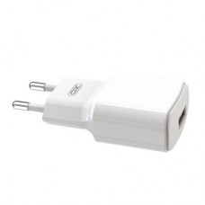 Зарядний пристрій XO L73 2.4A/1USB + cable lightning White (XO-L73i-WH) - Фото
