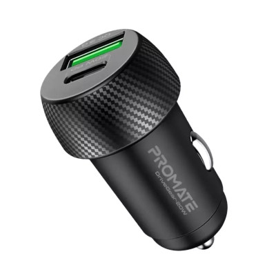 Зарядний пристрій Promate drivegear-20w.black