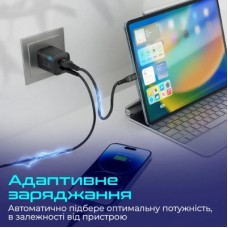 Зарядний пристрій Promate powerport-25ac.black - Фото