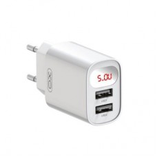 Зарядное устройство XO L95 (2USB/2.4A) + USB - MicroUSB White (XO-L95-M) - Фото