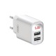Зарядное устройство XO L95 (2USB/2.4A) + USB - MicroUSB White (XO-L95-M) Зарядное устройство XO L95 (2USB/2.4A) + USB - MicroUSB White (XO-L95-M)