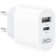 Зарядное устройство XO L97 (1Type-C/1USB/2.4A) + Type-C - Type-C White (XO-L97-TC) Зарядное устройство XO L97 (1Type-C/1USB/2.4A) + Type-C - Type-C White (XO-L97-TC)