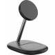 Зарядний пристрій Canyon wireless charger WCS-205 15 W Qi2 2in1 Black (CNS-WCS205B)