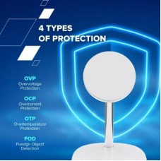 Зарядний пристрій Canyon wireless charger WCS-205 15 W Qi2 2in1 Black (CNS-WCS205B) - Фото