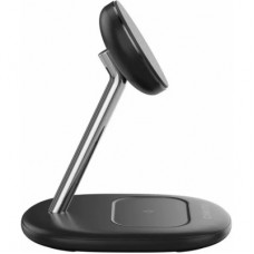 Зарядний пристрій Canyon wireless charger WCS-205 15 W Qi2 2in1 w/o adapter Black (CNS-WCS205BW/A) - Фото