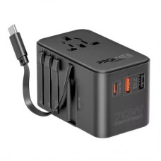 Зарядний пристрій Promate tripmate-gan70r - Фото