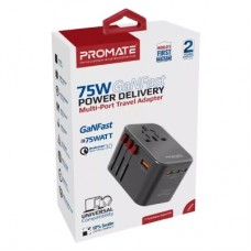 Зарядний пристрій Promate tripmate-gan75 - Фото