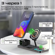 Зарядний пристрій Promate auraslate-trio - Фото