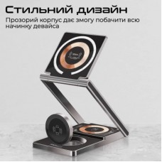 Зарядний пристрій Promate lucidfold-trio - Фото