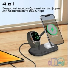 Зарядний пристрій Promate synergy-pro.black - Фото