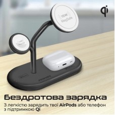 Зарядний пристрій Promate synergy-pro.black - Фото