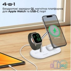 Зарядний пристрій Promate synergy-pro.white - Фото
