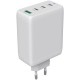 Зарядний пристрій Canyon CU100ACC GaN 100 W 3xPD 1xQC EU White (CNS-CUW100ACC)