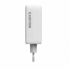 Зарядний пристрій Canyon CU100ACC GaN 100 W 3xPD 1xQC EU White (CNS-CUW100ACC) - Фото