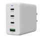 Зарядний пристрій Canyon CU100ACC GaN 100 W 3xPD 1xQC EU White (CNS-CUW100ACC)