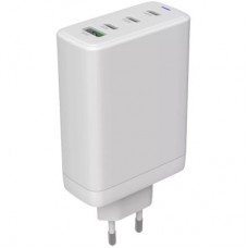Зарядний пристрій Canyon CU140ACC GaN 150 W 3xPD 1xQC EU White (CNS-CUW140ACC) - Фото