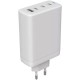 Зарядний пристрій Canyon CU140ACC GaN 150 W 3xPD 1xQC EU White (CNS-CUW140ACC)