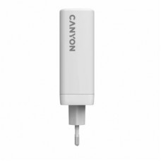 Зарядний пристрій Canyon CU140ACC GaN 150 W 3xPD 1xQC EU White (CNS-CUW140ACC) - Фото