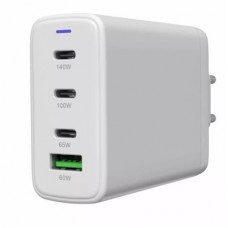 Зарядний пристрій Canyon CU140ACC GaN 150 W 3xPD 1xQC EU White (CNS-CUW140ACC) - Фото