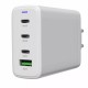 Зарядний пристрій Canyon CU140ACC GaN 150 W 3xPD 1xQC EU White (CNS-CUW140ACC)