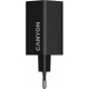 Зарядний пристрій Canyon HEXAGON 65 GaN 65 W 2xPD 1xQC EU Black (CND-CHAHEX65B)
