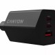 Зарядний пристрій Canyon HEXAGON 65 GaN 65 W 2xPD 1xQC EU Black (CND-CHAHEX65B)