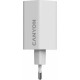 Зарядний пристрій Canyon HEXAGON 65 GaN 65 W 2xPD 1xQC EU White (CND-CHAHEX65W)
