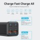 Зарядний пристрій Vention 4xUSB 100 W (2xUSB-C+2xUSB-A) PD3.0/QC 3.0/GaN Black (FBSBG-EU)