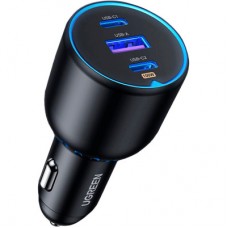 Зарядний пристрій Ugreen 3xUSB 130 W (2xUSB-C+USB-A) QC 3.0 black (CD293) (90413) - Фото