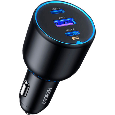 Зарядний пристрій Ugreen 3xUSB 130 W (2xUSB-C+USB-A) QC 3.0 black (CD293) (90413)
