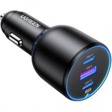 Зарядний пристрій Ugreen 3xUSB 130 W (2xUSB-C+USB-A) QC 3.0 black (CD293) (90413) - Фото
