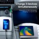 Зарядний пристрій Ugreen 3xUSB 130 W (2xUSB-C+USB-A) QC 3.0 black (CD293) (90413)