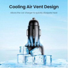 Зарядний пристрій Ugreen 3xUSB 130 W (2xUSB-C+USB-A) QC 3.0 black (CD293) (90413) - Фото