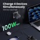 Зарядний пристрій Ugreen 4xUSB 100 W (3xUSB-C+USB-A) Gan Nexode Fast Charger Grey X553 (35043)