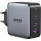 Зарядний пристрій Ugreen 4xUSB 100 W (3xUSB-C+USB-A) Gan Tech Fast GAN Charger black CD226 (40747)
