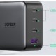 Зарядний пристрій Ugreen 4xUSB 100 W (3xUSB-C+USB-A) Gan Tech Fast GAN Charger black CD226 (40747)