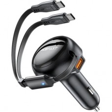 Зарядний пристрій Acefast 3xUSB 53 W (2xUSB-C+USB-A) + cable USB-C 2in1 B13 (6974316282921) - Фото