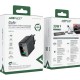 Зарядний пристрій Acefast 2xUSB 30 W (USB-C+USB-A) Gan A98 Black (6974316283263)