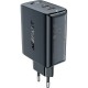 Зарядний пристрій Acefast 2xUSB 50 W (USB-C+USB-C) Gan A29 Fast Charger Black (6974316281443)