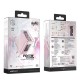 Зарядний пристрій Acefast 3xUSB 65 W (2xUSB-C+USB-A) Gan A45 Fast Charger Cherry blossom (6974316282082)