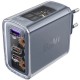 Зарядний пристрій Acefast 3xUSB 65 W (2xUSB-C+USB-A) Gan A45 Fast Charger Mountain mist (6974316282099)