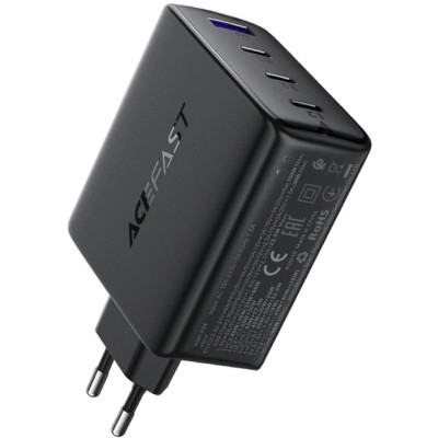 Зарядний пристрій Acefast 4xUSB 100 W (3xUSB-C+USB-A) Gan A94 Fast Charger Black (6974316283133)