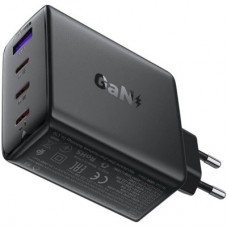 Зарядний пристрій Acefast 4xUSB 100 W (3xUSB-C+USB-A) Gan A94 Fast Charger Black (6974316283133) - Фото