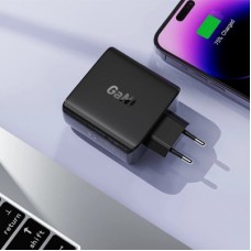 Зарядний пристрій Acefast 4xUSB 100 W (3xUSB-C+USB-A) Gan A94 Fast Charger Black (6974316283133) - Фото