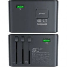 Зарядний пристрій Acefast 5xUSB 75 W (3xUSB-C + 2xUSB-A) Gan Z1 Fast Charger (6974316282495) - Фото