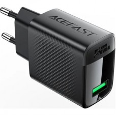 Зарядний пристрій Acefast USB-A 20 W + Type-C cable A90 Fast Charger Black (6974316280064) - Фото