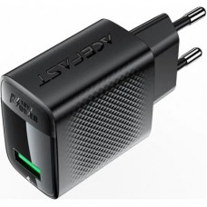 Зарядний пристрій Acefast USB-A 20 W + Type-C cable A90 Fast Charger Black (6974316280064) - Фото